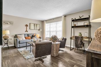 Our apartments offer a living room